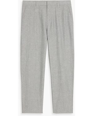 Rag & Bone Baggy Wool-Blend Pants - Gray