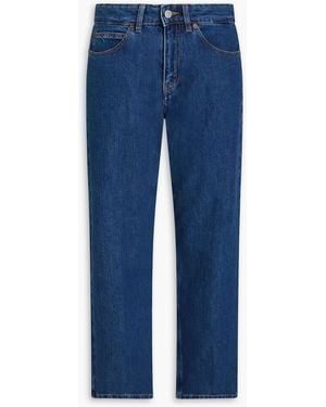 Victoria Beckham Bernie High-rise Straight-leg Jeans - Blue