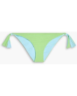 Melissa Odabash Bologna Reversible Low-Rise Bikini Briefs - Blue