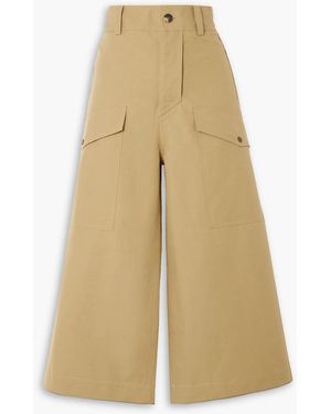 Petar Petrov Cotton-poplin Culottes - Natural
