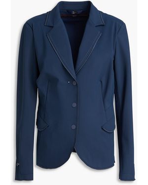 High Stretch-Cady Blazer - Blue