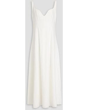 Mara Hoffman Perdita Hemp Midi Dress - White