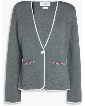 Thom Browne Wool-Blend Blazer - Blue