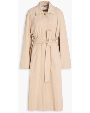 Magda Butrym Cotton Trench Coat - Natural