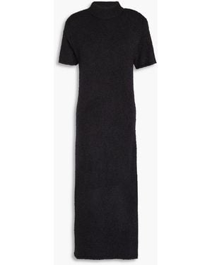 NAADAM Midikleid aus bouclé-strick - Schwarz