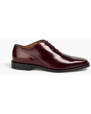 Maison Margiela Glossed-leather Oxford Shoes - Red