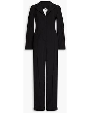 Jacquemus La Combinaison Wool Jumpsuit - Black