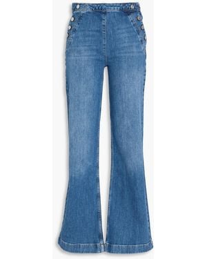 Jonathan Simkhai Hoch sitzende schlagjeans - Blau
