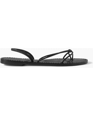 Amanu The Mombasa Leather Sandals - Black