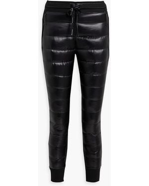 Holden Fleece-Paneled Quilted Shell Track Trousers - Black