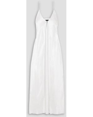 Michael Lo Sordo Silk-satin Camisole - White