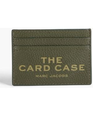 Marc Jacobs Pebbled-Leather Cardholder - Green