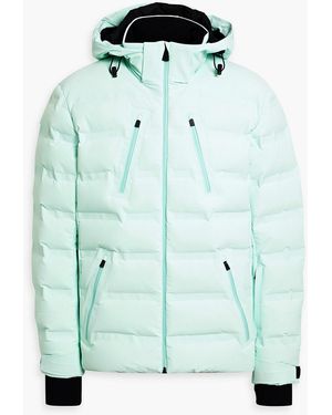 Aztech Mountain Nuke Quilted Hooded Down Ski Jacket - Green