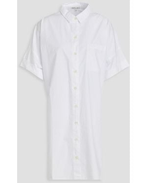 Alex Mill Cotton-poplin mini shirt dress - Weiß