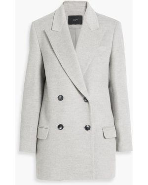 JOSEPH Jonas doppelreihiger blazer aus filz aus einer wollmischung - Weiß