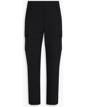 James Perse Performance Tapered Cotton-blend Cargo Trousers - Black