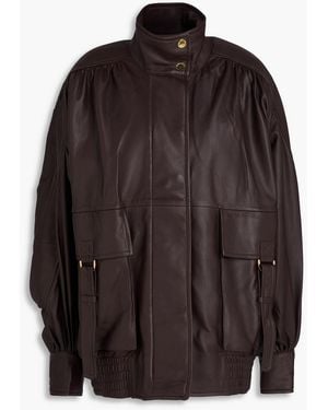 Zimmermann Leather Jacket - Brown