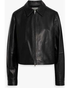Vince Leather Jacket - Black