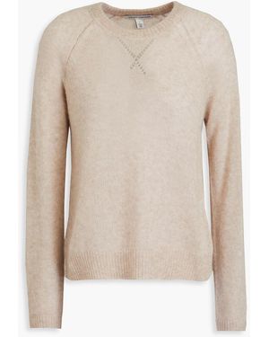 Autumn Cashmere Cashmere And Silk-blend Jumper - Natural