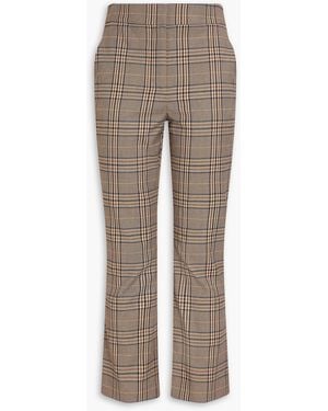 Veronica Beard Tani kick-flare-hose aus tweed mit karomuster - Grau