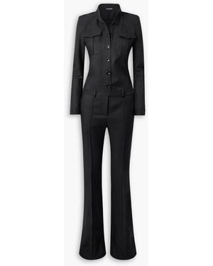 Tom Ford Jumpsuit aus twill aus stretch-baumwolle - Schwarz