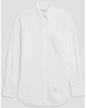 Thom Browne Cotton Oxford Shirt - White