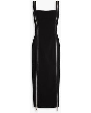 Dolce & Gabbana Midikleid aus stretch-jersey - Schwarz