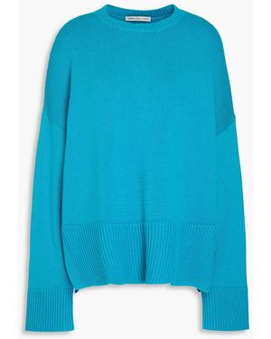 Cotton by Autumn Cashmere Cotton Jumper - Blue