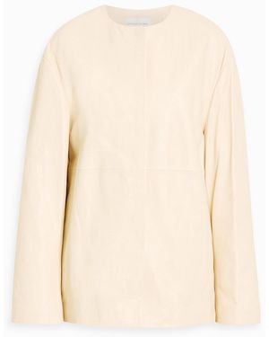 Loulou de Saison Atalia Leather Jacket - White