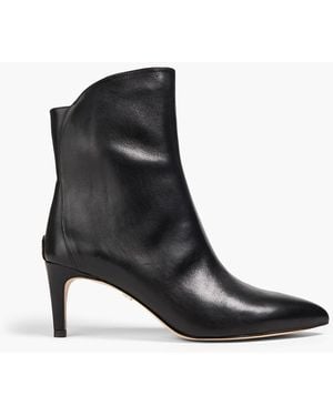 Sam Edelman Leather Ankle Boots - Black