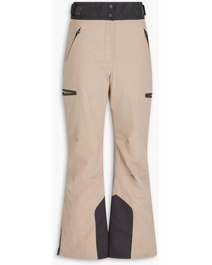 Brunello Cucinelli Wool-Felt Ski Trousers - Natural