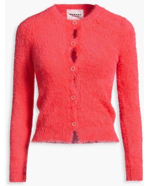 Isabel Marant Cardigan "olena" aus gebürstetem strick - Rot