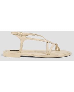 A.Emery Edna Leather Sandals - White
