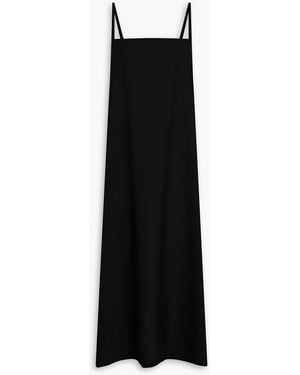 Nanushka Midikleid aus crêpe mit knotendetail - Schwarz