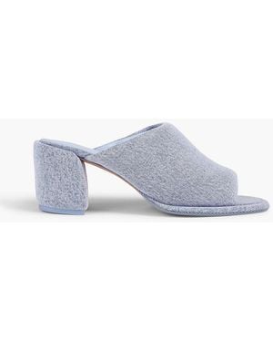 3.1 Phillip Lim Padded Denim Mules - Blue