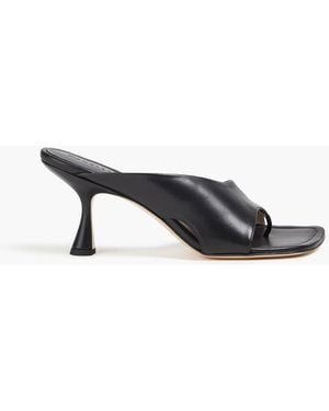 Wandler Julio Leather Mules - Black