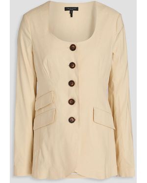 Rag & Bone Roslyn Linen-blend Blazer - Natural