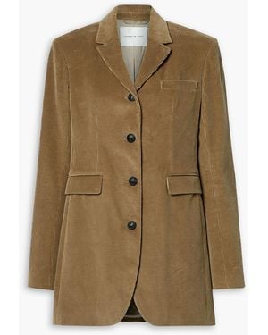 Veronica de Piante Aliyah Cotton-Corduroy Blazer - Green