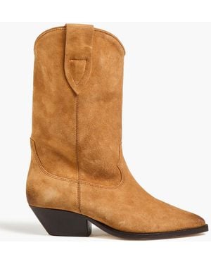 Isabel Marant Duerto Suede Ankle Boots - Brown