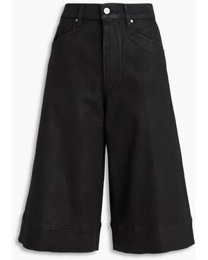 PAIGE Jolene Denim Culottes - Black