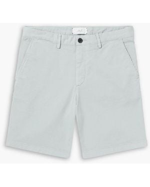MR P. Straight-Leg Garment-Dyed Cotton-Blend Twill Bermuda Shorts - White