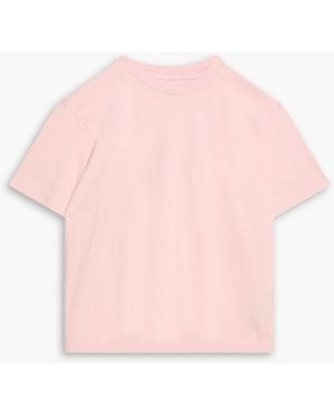 Haikure Cotton-jersey T-shirt - Pink