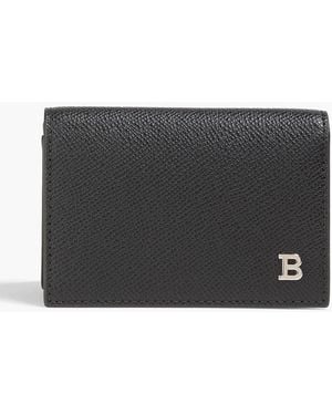 Bally Pebbled-leather cardholder - Schwarz