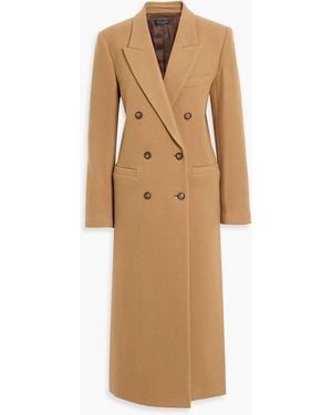 Rag & Bone Vienna Double-Breasted Wool-Felt Coat - Natural