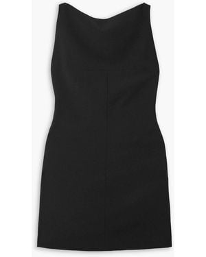 16Arlington Alessa Open-Back Crepe Mini Dress - Black