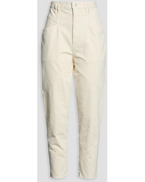 Isabel Marant Nadeloisa High-Rise Tapered Jeans - Natural