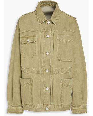 Officine Generale Nile Denim Jacket - Green