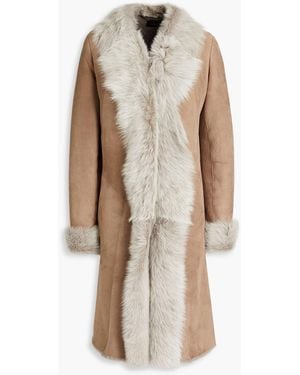 Dom Goor Shearling Coat - Natural
