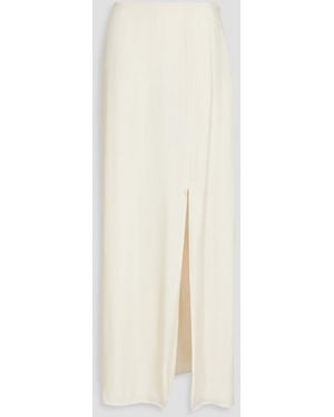 Rag & Bone Ilana Silk-blend Twill Maxi Skirt - White