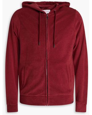 Derek Rose Cotton-terry Zip-up Hoodie - Red